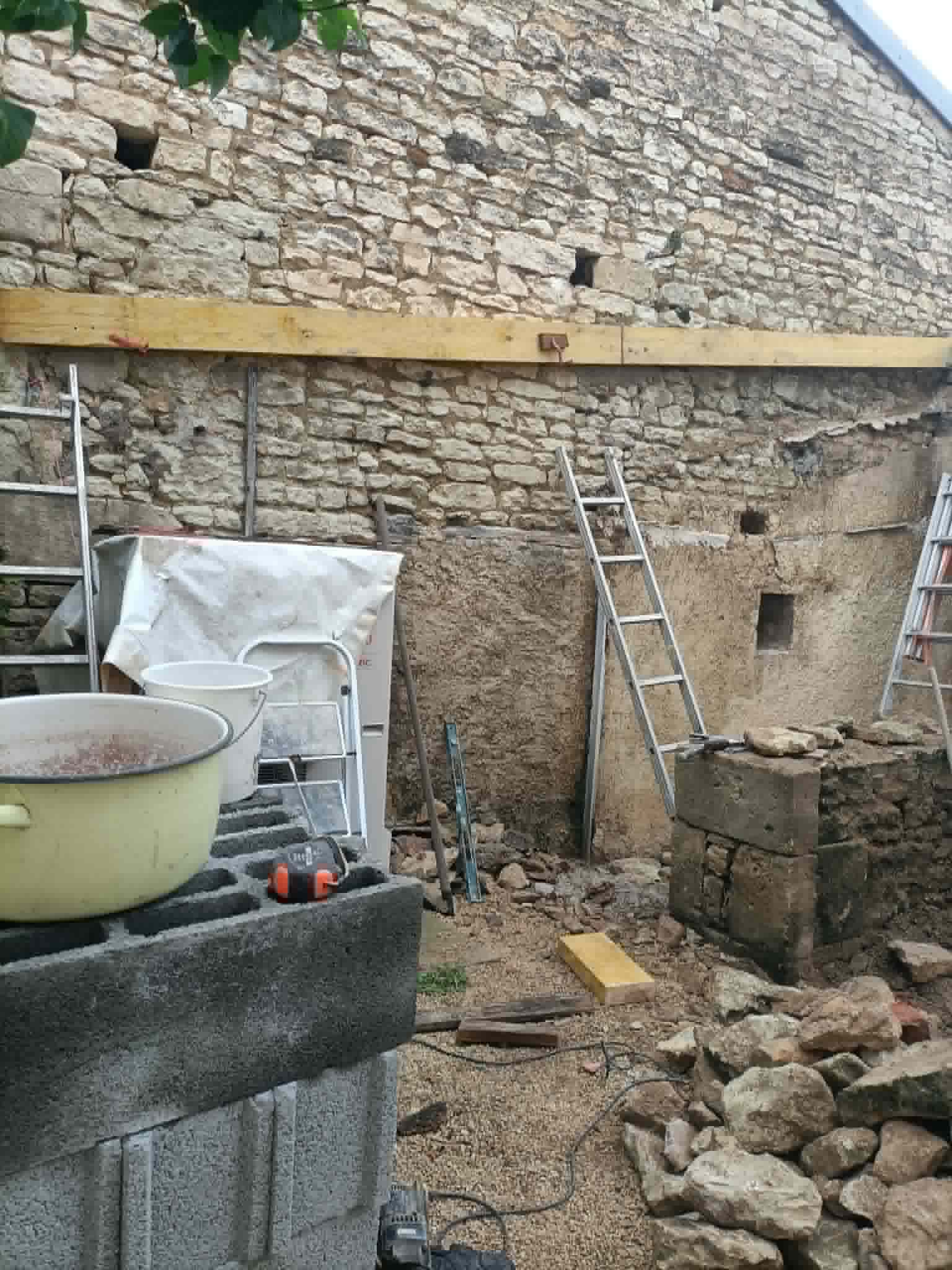Photo de travaux de maconnerie